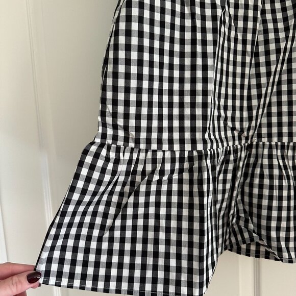 J. Crew Black & White Gingham Shift Dress - Picture 4 of 7